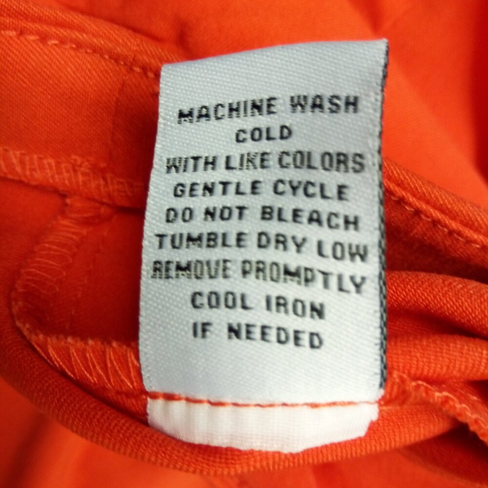 Orange Pencil Skirt LG NWOT - Picture 4 of 6